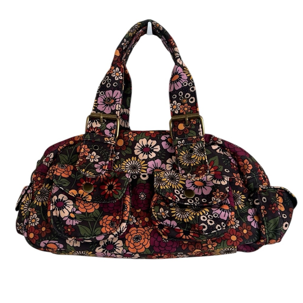 Current Mood Groovy Gathering Floral Corduroy Shoulder Bag - Picture 2 of 9